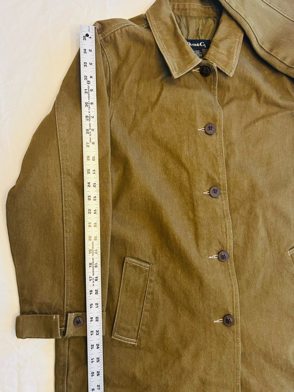 Vintage 1990’s Denim & Co. Women’s Trench Coat - Picture 8 of 15
